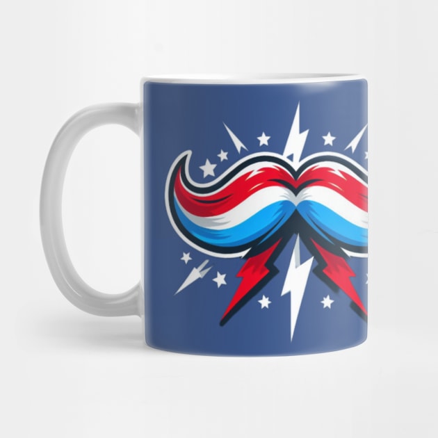 American Stache by Donut Duster Designs